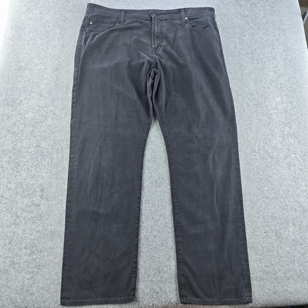 AG Adriano Goldschmied The Graduate Tailored Leg Pants Mens 40x32 Grey Stretch